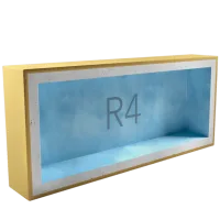 Звукоизоляционный подрозетник АкустикГипс Бокс R4 поста - фото, картинки